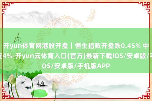 开yun体育网港股开盘｜恒生指数开盘跌0.45% 中芯国外跌近4%-开yun云体育入口(官方)最新下载IOS/安卓版/手机版APP