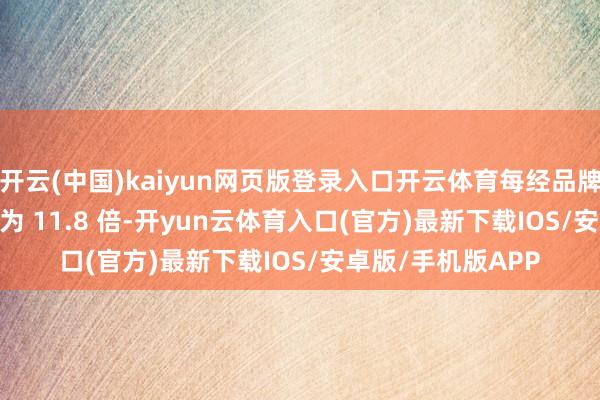 开云(中国)kaiyun网页版登录入口开云体育每经品牌 100 指数市盈率为 11.8 倍-开yun云体育入口(官方)最新下载IOS/安卓版/手机版APP